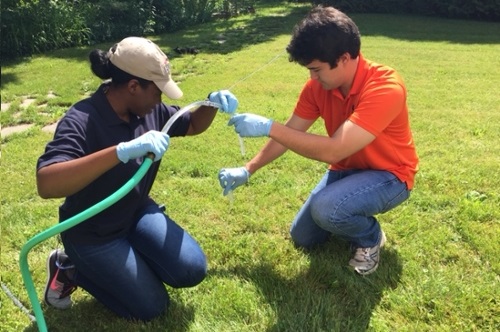 water sampling